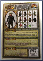 Badlands Vigilante from Dime Novel Legends - Basic Series manufactured by Chicken Fried Toys [Back]