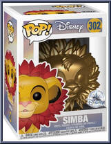 Simba (Metallic Gold) from Disney - Disney Universe Pop! manufactured by Funko [Front]