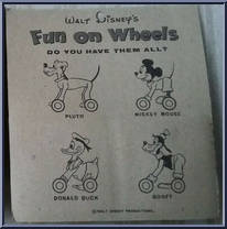 Mickey / Pluto from Disney - Fun on Wheels manufactured by Marx [Back]