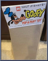 Goofy from Disney - Pop-A-Part Toys manufactured by Multiple International [Back]