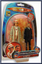 Fifth Doctor and The Master from Doctor Who - Exclusives manufactured by Character Options [Front]