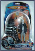 First Doctor (with Dalek) (B&W) from Doctor Who - Classics manufactured by Character Options [Front]