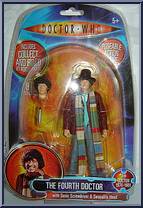 Fourth Doctor (with Sonic Screwdriver & Swapable Head) from Doctor Who - Classics manufactured by Character Options [Front]