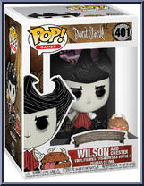 Wilson and Chester from Don't Starve - Pop! Vinyl Figures manufactured by Funko [Front]