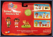 Animal Rescue from Dora the Explorer - Adventure Sets manufactured by Fisher-Price [Back]