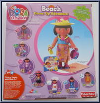 Beach from Dora the Explorer - Dress-Up Adventure manufactured by Fisher-Price [Back]