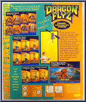 Dark Z'Neth (with Boltz and Gremwing) from Dragon Flyz - Figures with Launchers manufactured by Galoob [Back]