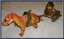 Battle Beast and Chariot Action Figure