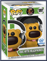 Dug with Headphones from Dug Days - Dug Days Pop! manufactured by Funko [Front]