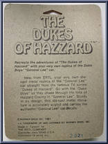 General Lee (1/64 Scale) from Dukes of Hazzard - Diecast manufactured by ERTL [Back]