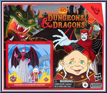 Venger & Dungeon Master from Dungeons & Dragons - Cartoon Classics manufactured by Hasbro [Front]