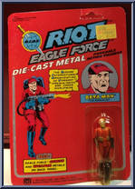 Beta Man (The Arsonist) from Eagle Force - Eagle Force vs. RIOT manufactured by Mego [Front]