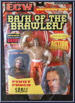 Sabu (Red Pants) from ECW - Series 5 - Bash of the Brawlers manufactured by Original San Francisco Toymakers [Front]