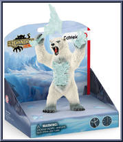 Blizzard Bear (with Weapon) from Eldrador - Creatures manufactured by Schleich [Front]