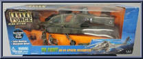 AH-64 Apache Helicopter from Elite Force - US Army manufactured by Blue Box Toys [Front]