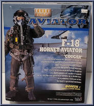 F-18 Fighter Pilot "Cougar" from Elite Force - Navy manufactured by Blue Box Toys [Front]
