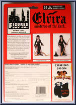 Elvira Witch Variant (with Broom) from Elvira Mistress of the Dark - Basic Series manufactured by Figures Toy Company [Back]