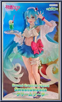 Hatsune Miku (Cream Soda Ver.) from Exceed Creative Figures - SweetSweets manufactured by FuRyu [Front]