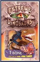 T-Bone (Battle Leader) from Extreme Dinosaurs - Series 1 manufactured by Mattel [Front]