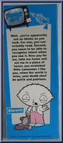 Stewie (Globe) from Family Guy - Wacky Wobblers manufactured by Funko [Back]