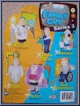 Joe Swanson from Family Guy - Series 3 manufactured by Mezco [Back]