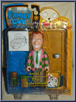 Salesman from Family Guy - Series 5 manufactured by Mezco [Front]