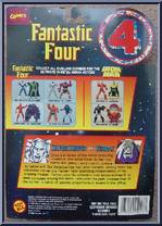 Silver Surfer vs. Terrax from Fantastic Four - Metal Mania manufactured by Toy Biz [Back]