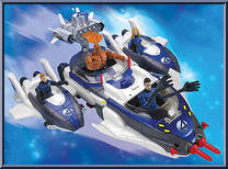 Fantasticar from Fantastic Four - Movie - Vehicles manufactured by Toy Biz [Loose]