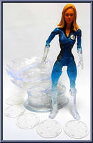 Invisible Woman (Power Blast) from Fantastic Four - Movie - Series 1 manufactured by Toy Biz [Loose]