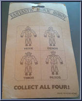 Timor from Fantastic Zionic Robot - Basic Series manufactured by Unknown [Back]