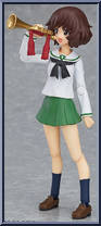 Akiyama Yukari (School Uniform Version) (Girls und Panzer) from Figma - Basic Series manufactured by Max Factory [Loose]