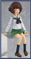 Akiyama Yukari (School Uniform Version) (Girls und Panzer) from Figma - Basic Series manufactured by Max Factory [Loose]