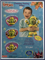 Fimbling Feeling Fimbo from Fimbles - Basic Series manufactured by Fisher-Price [Back]