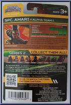 Amari (Combat Specialist) from Final Faction - Alpha Team 1 manufactured by Greenbrier [Back]