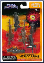 Heavy Arms (Weapons Pack) from Final Faction - Alpha Team 1 - Accessories manufactured by Greenbrier [Front]