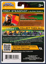 Steadfast (Master Sergeant) from Final Faction - Alpha Team 1 manufactured by Greenbrier [Back]