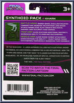 Synthoid (Weapons Pack) from Final Faction - Kharn - Accessories manufactured by Greenbrier [Back]