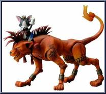 Red XIII & Caith Sith from Final Fantasy VII - Game Edition: Vol 2 manufactured by Play Arts [Loose]