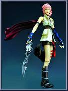 Lightning from Final Fantasy XIII - Basic Series manufactured by Play Arts [Loose]