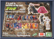 Kaioh (Black Outfit / Purple Cape) from Fist of the North Star - 199x manufactured by Kaiyodo [Back]