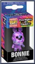 Bonnie (Tie-Dye) from Five Nights at Freddy's - Pop! Keychains manufactured by Funko [Front]