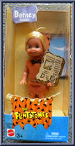 Barney Rubble from Flintstones - Mini Dolls manufactured by Mattel [Front]