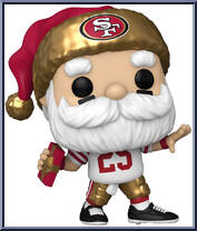 49ers Santa (Throwing) Action Figure