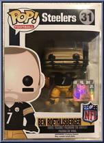 Ben Roethlisberger (Black Jersey) (Steelers) from Football - Pop! Vinyl Figures manufactured by Funko [Front]