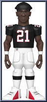 Deion Sanders (Black Jersey) (Falcons) from Football - Vinyl Gold - 5" Scale manufactured by Funko [Loose]