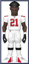 Deion Sanders (White Jersey) (Falcons) from Football - Vinyl Gold - 5" Scale manufactured by Funko [Loose]