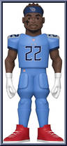 Derrick Henry (Light Blue) (Chase) (Titans) from Football - Vinyl Gold - 5" Scale manufactured by Funko [Loose]