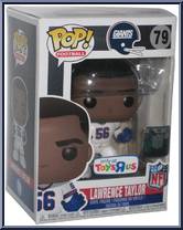 Lawrence Taylor (White Jersey) (Giants) from Football - Pop! Vinyl Figures manufactured by Funko [Front]