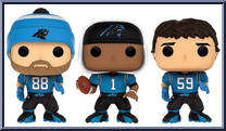 Panthers 3-Pack from Football - Pop! Sets manufactured by Funko [Loose]