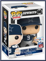 Tony Romo (Throwback Jersey) from Football - Pop! Vinyl Figures manufactured by Funko [Front]